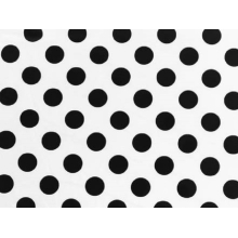 Polka Dot Lycra - black-white