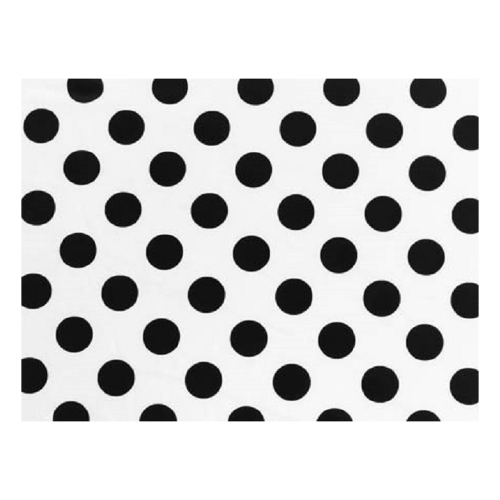 Polka Dot Lycra - black-white