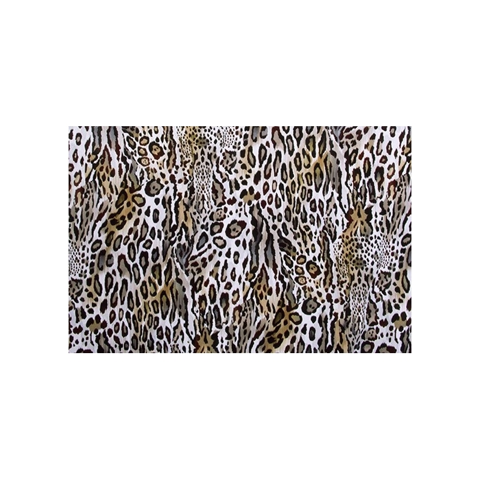 Textured Leopard DSI - lycra, natural