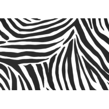 Zebra/white-black DSI - smooth velvet