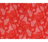 FLORAL CASCADE STRETCH LACE <span class='shop_red small'>(fluorescent red)</span>