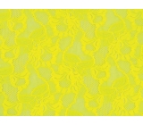 FLORAL CASCADE STRETCH LACE <span class='shop_red small'>(sassy yellow)</span>