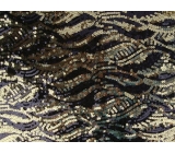 Meteor Sequins Mesh <span class='shop_red small'>(black-gold)</span>