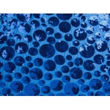 Polka Dot Sequins Mesh - ocean blue-ocean blue