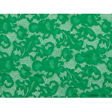 GEOMETRIC STRETCH LACE - emerald