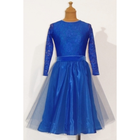Juvenile Dress MAJA ocean blue