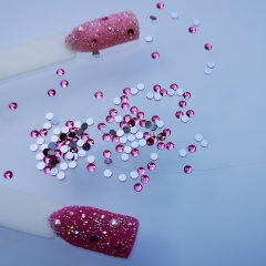 Crystal for nails rose