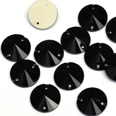 Circle jet black 16mm