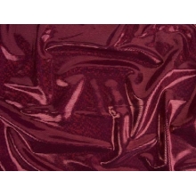 DISCO FOILED LYCRA red hologram-burgundy