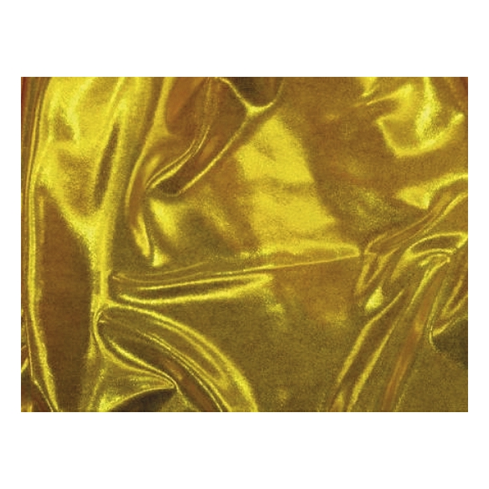 METALLIC DOT LYCRA gold on yellow