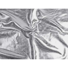 METALLIC FOILED LYCRA silver