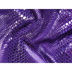 PYTHON FOIL VELVET dark purple rain