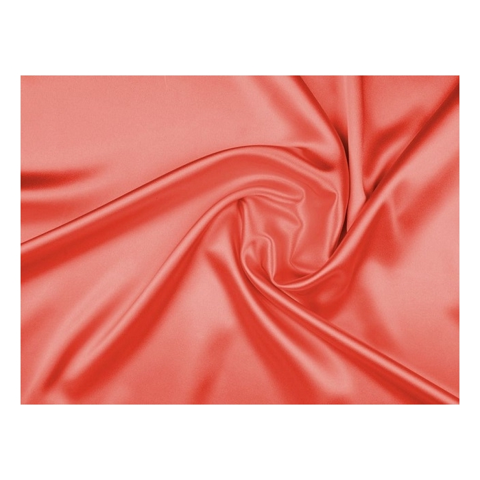 STRETCH SATIN DSI coral