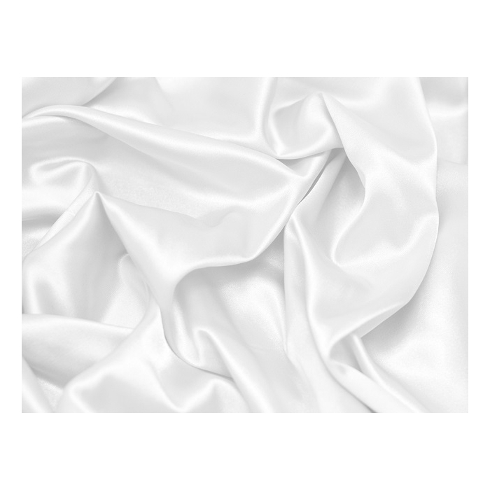 STRETCH SATIN DSI white