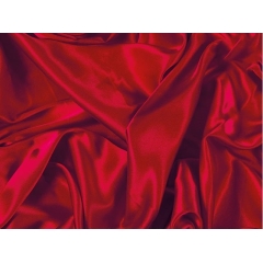 STRETCH SATIN CHR red