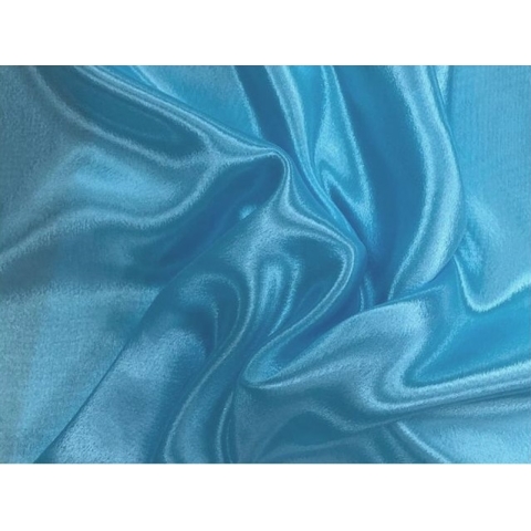 SATIN CHIFFON CHR ice blue