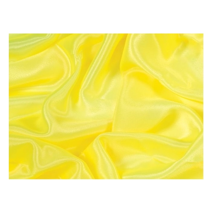 SATIN CHIFFON CHR sassy yellow