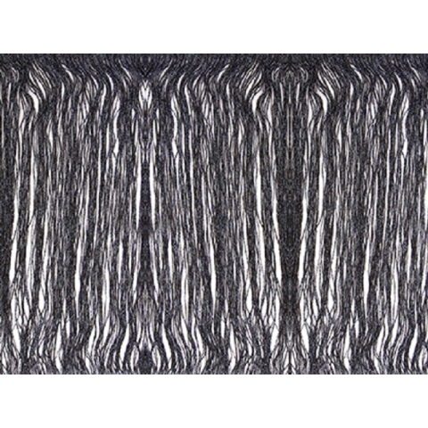 FRINGE ELASTICATED DSI metallic hematite