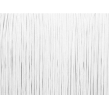 FRINGE FLAT ELASTICATED DSI white