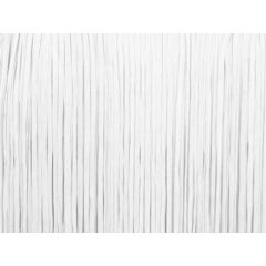 FRINGE FLAT ELASTICATED DSI white