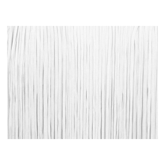 FRINGE FLAT ELASTICATED DSI white