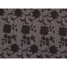 Botanic Embroidery on Stretch Net CHR