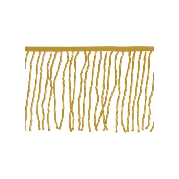 BEAD FRINGE gold