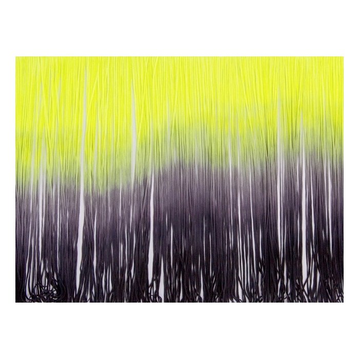 ELASTIC SHADED FRINGE lime-black