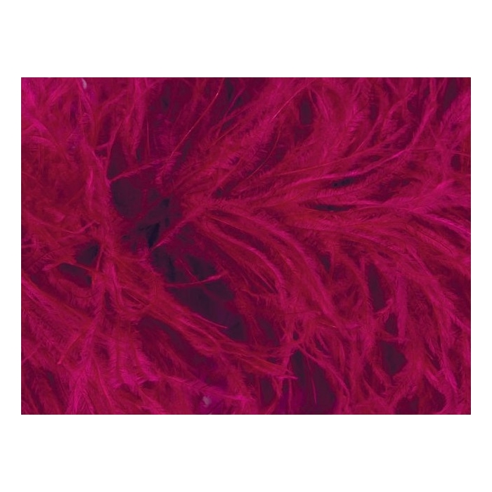 Feather Boa CHRISANNE cherry red