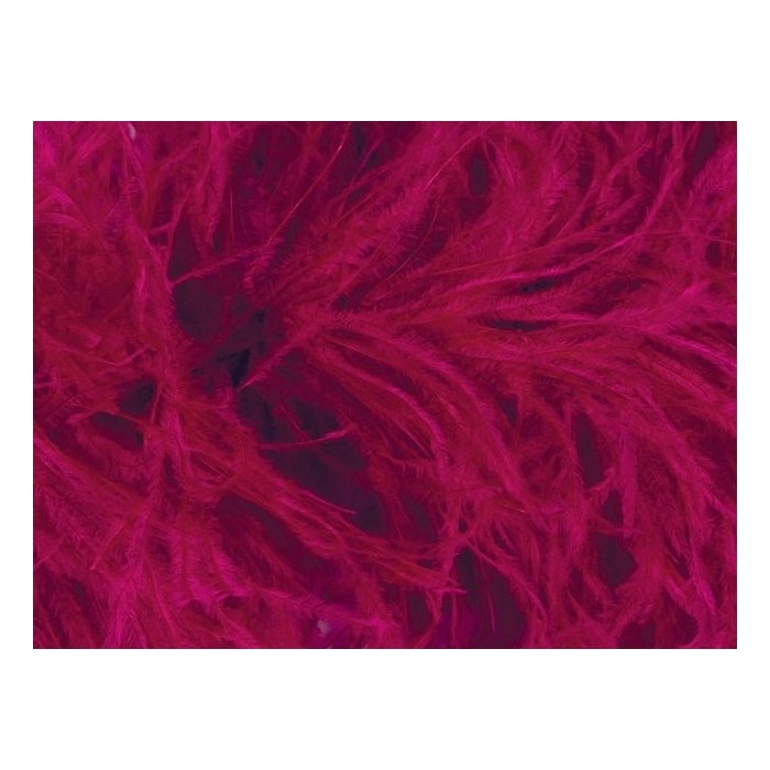 Feather Boa CHRISANNE cherry red