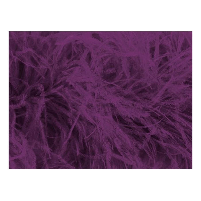 Feather boa CHRISANNE plum