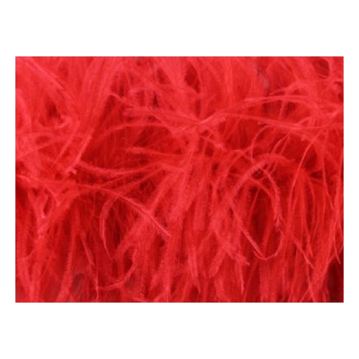 OSTRICH 4PLY BOA scarlet