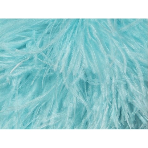 Feather Fringes CHR aqua