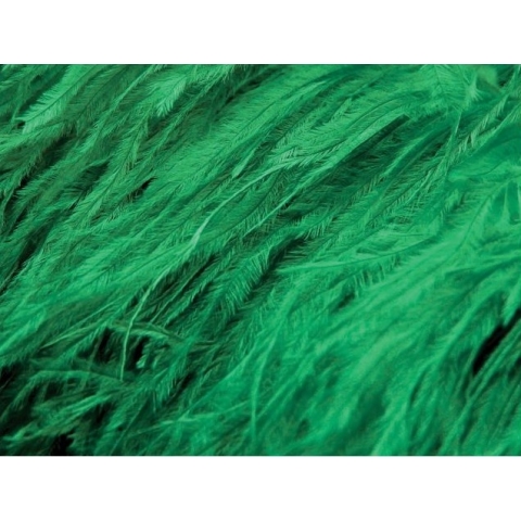 Feather Fringes CHR emerald