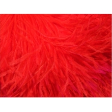 Feather Fringes CHR hot red