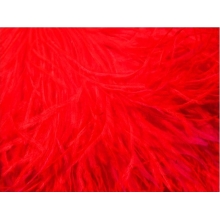 Feather Fringes CHR fluorescent red