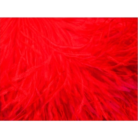 Feather Fringes CHR fluorescent red