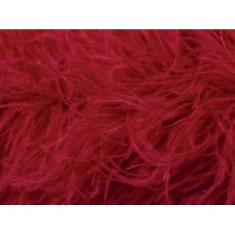 Feather Fringes CHR red