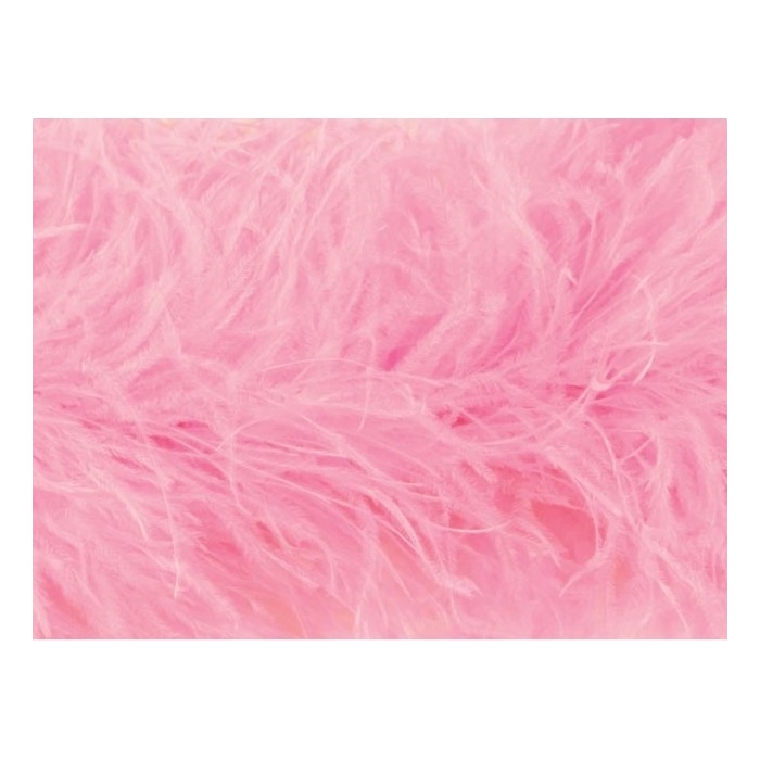 Feather fringes CHR sugar pink