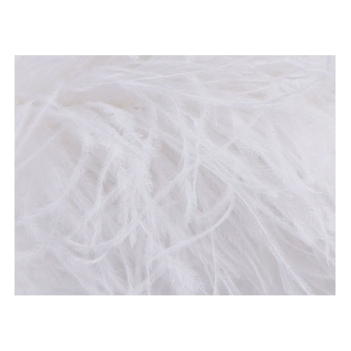 Feather Fringes CHR white