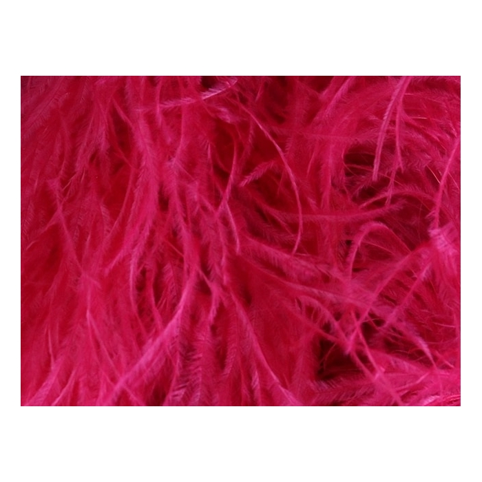 Feather fringes DSI scarlet