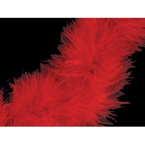 MARABOU CHRISANNE red