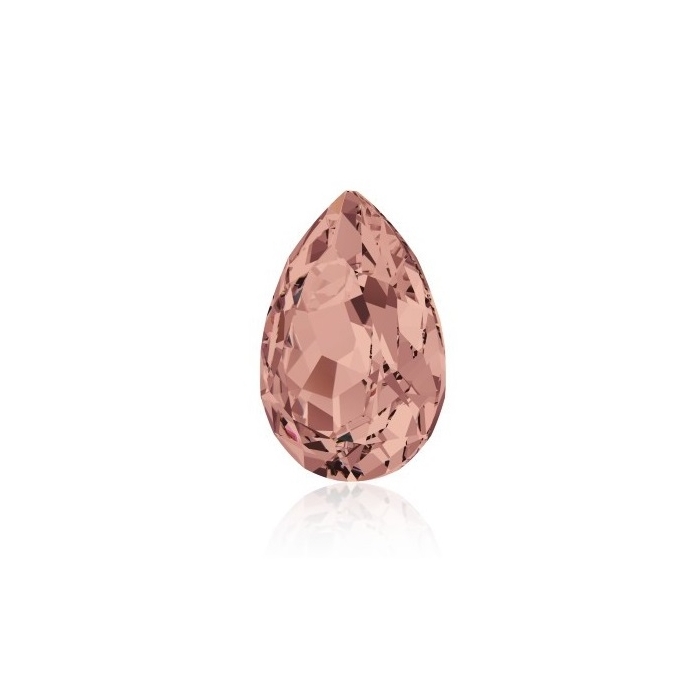 SWAROVSKI 4320 PEAR FANCY STONE vintage rose 10x7mm