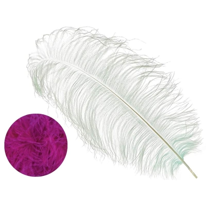 Ostrich Wings fuchsia pink OSTRICH WINGS