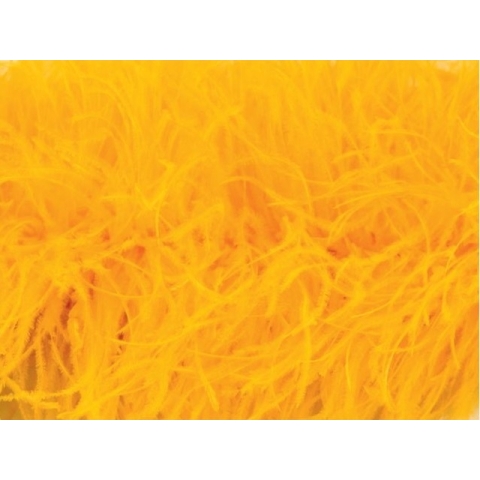 FEATHER FRINGES CHR saffron 0,8m