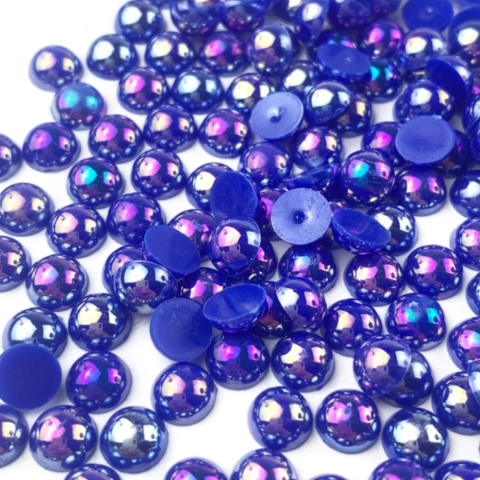 Half pearls sapphire ab