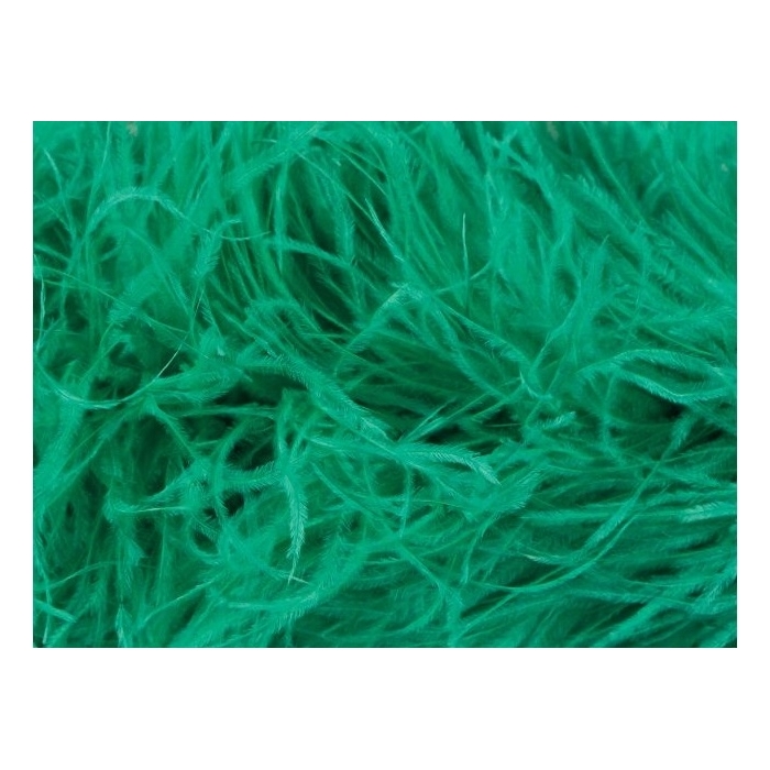 FEATHER FRINGES CHR cool aqua 0,9m