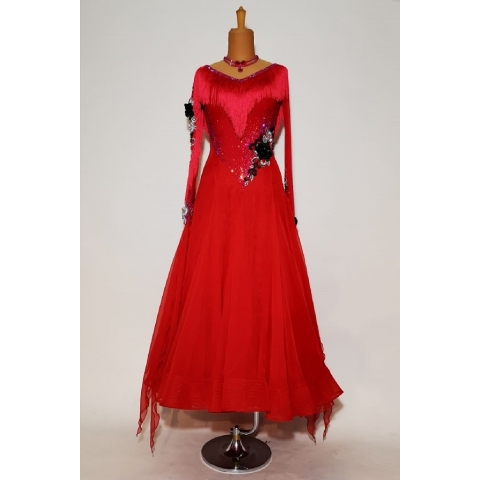 Ballroom dress Agata black M2172