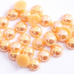 Half pearls dark yellow AB