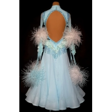 Ballroom dress Agata pale turquoise
